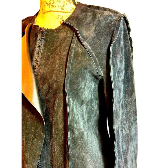 Isabel Marant Adixia Jacket 100% Calf Leather RARE Black size 38 (S/M) - Picture 10 of 16